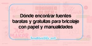 donde encontrar fuentes baratas y gratuitas