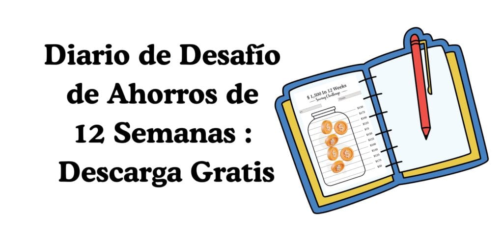 Diario de Desafío de Ahorros de 12 Semanas : Descarga Gratis