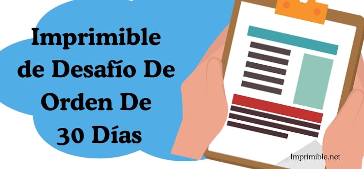 imprimible desafio de 30 dias