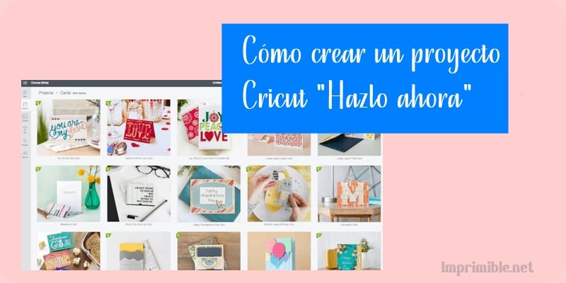 Cómo crear un proyecto Cricut
