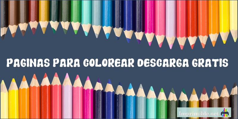 paginas para colorear gratis