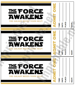 descarga gratis invitaciones de star wars