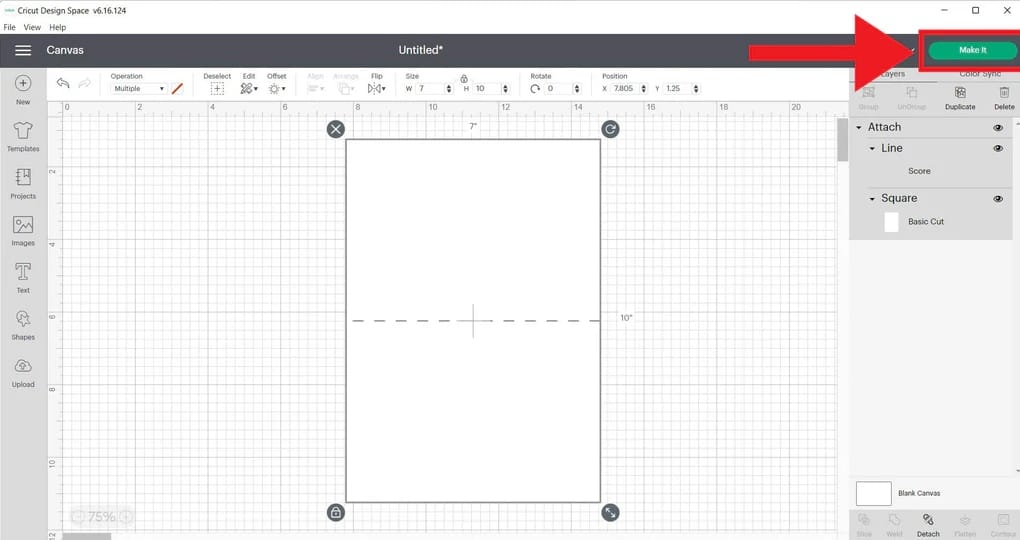 como hacer tarjetas con maquina cricut para imprimir