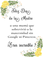 tarjeta para imprimir del dia de la madre