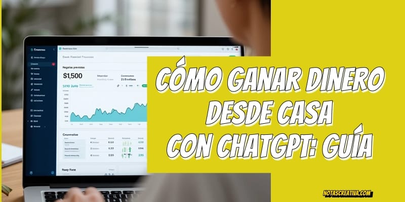 Cómo ganar dinero desde casa con ChatGPT: Guía