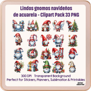 stickers Navidad imprimibles, sublimación Navidad diseños digitales