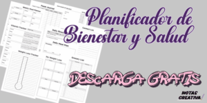Planificador de Bienestar y Salud Premium- Health & Wellness Planner